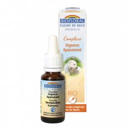 Complexe Animaux de Fleurs de Bach BIO - Urgences, Apaisement - Gouttes 20ml - Biofloral