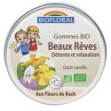 Gomme pour enfants BIO aux Fleurs de Bach, Beaux rêves, détente et relaxation - 45g - Biofloral
