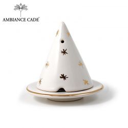 Lampe de Merlin pour bois de cade, Blanche étoilée - Ambiance Cade