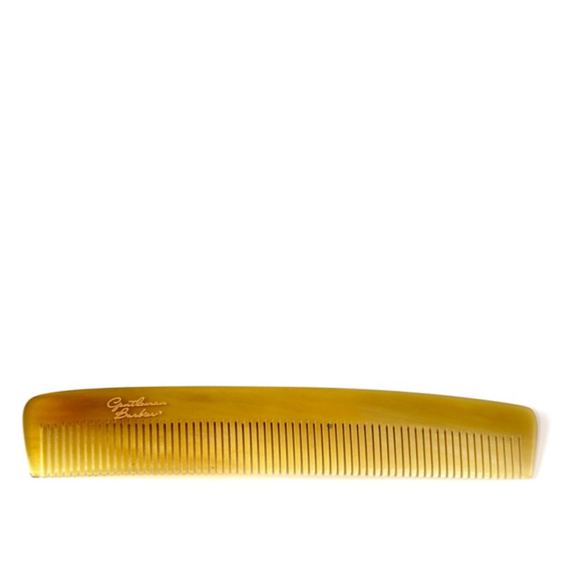Pettine da barba in vero corno (P3) - 11,5cm - Gentleman Barber