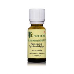 Huile essentielle d'immortelle BIO du Valais (Hélichryse), 100% pure - 3ml - L'essencier