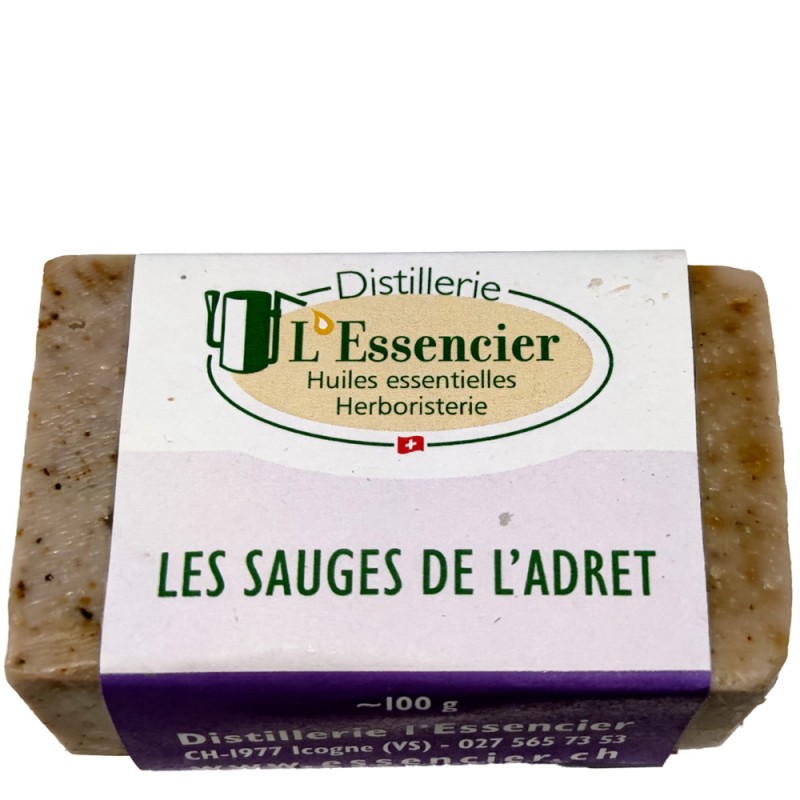 Handgemachte Seife aus dem Wallis - Salbeiöle von L'Ardet - 100g - L'essencier