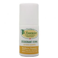 Déodorant roll on-pour femmes aux huiles essentielles du Valais - 50ml - L'essencier