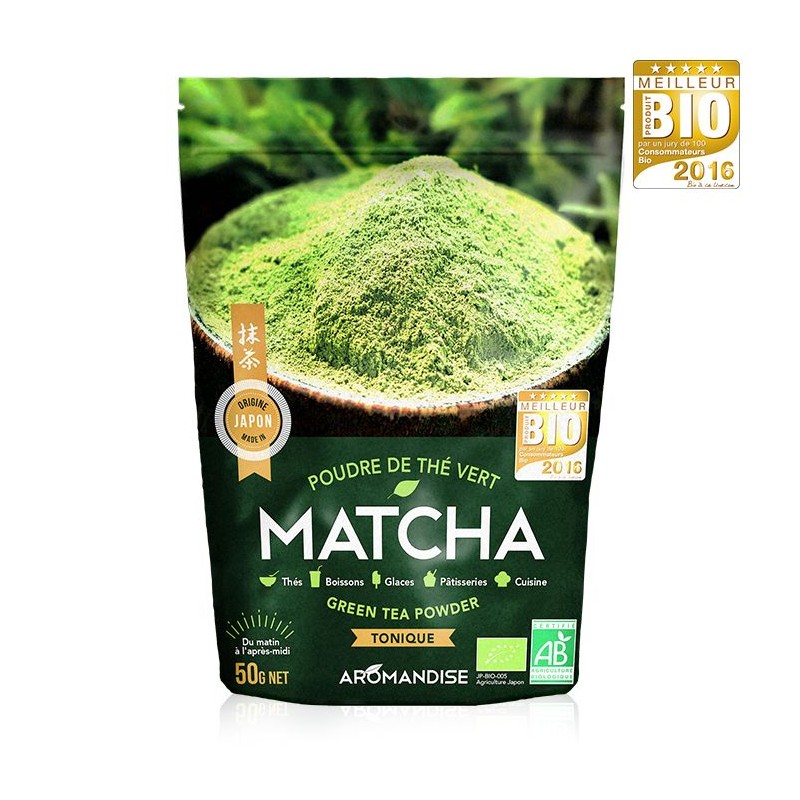 Bio-Matcha-Grünteepulver aus Uji (Japan) - 50g - Aromandise