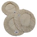 Deckel aus Bio-Baumwolle für Lebensmittel - 3 Stück (20, 25, 30cm) - Ah'Table