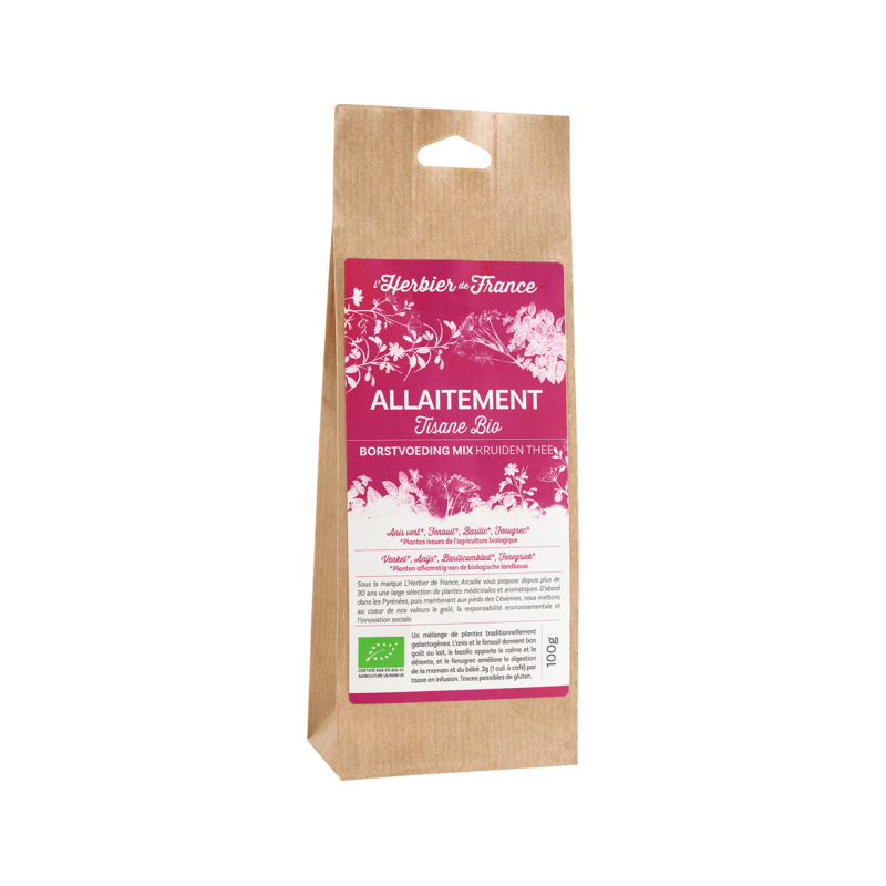 Allattamento, tisana biologica - 100g - L'Herbier de France