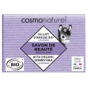 Savon BIO au Lait d'Anesse + Huile Essentielle de Lavande Bio - 100g - Cosmo Naturel