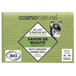 Bio Eselsmilchseife + Bio Verveine-Essenz - 100g - Cosmo Naturel