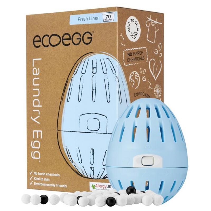 Ökologisches Wasch-ei, Frische Wäsche - 1 Ei entspricht 70 Waschgängen- ECOegg
