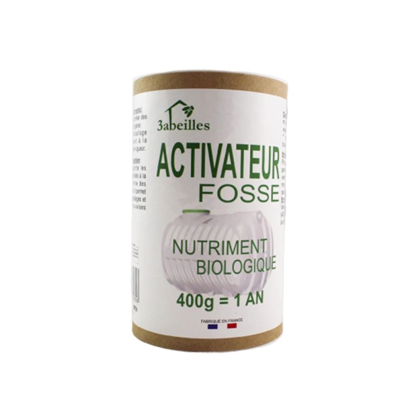 Activateur de fosse septique biologique, SOLIFOSSE nutriment biologique -  400g - Soxhlet