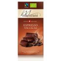 Chocolat noir au café - Expresso 72% Cacao, au lait Suisse, Bio & équitable - 80gr - Maestrani