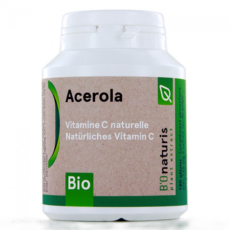 Acerola 250mg, Immunabwehr - 120 Kapseln - BIOnaturis