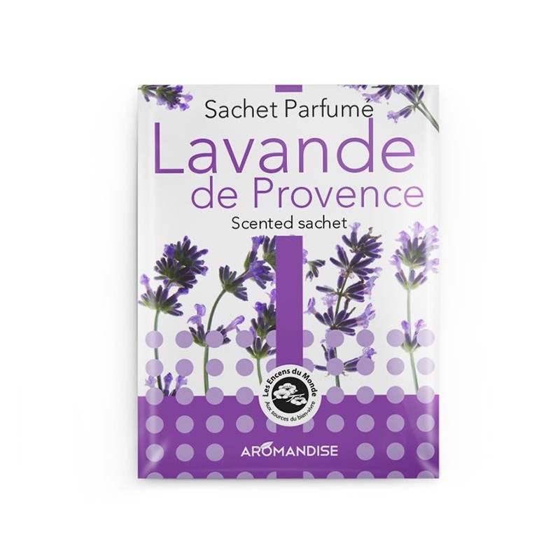 Duftsäckchen, 100% natürlich und Fair Trade, Lavendel aus der Provence - 15g - Les encens du monde