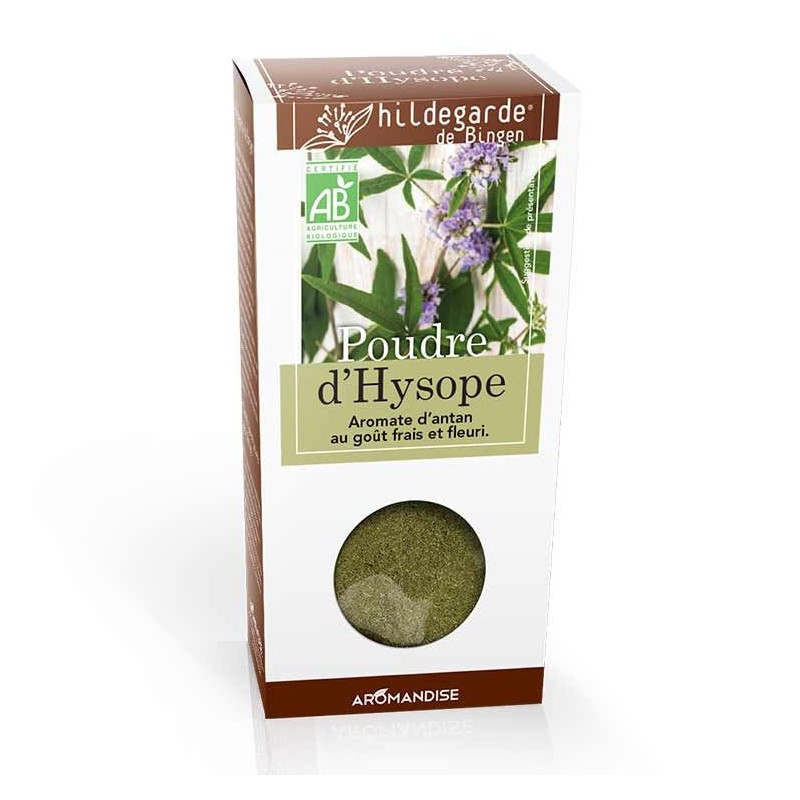 Poudre d'Hysope BIO - Aromate d'antan, frais et fleuri - 25g - Hildegarde de Bingen