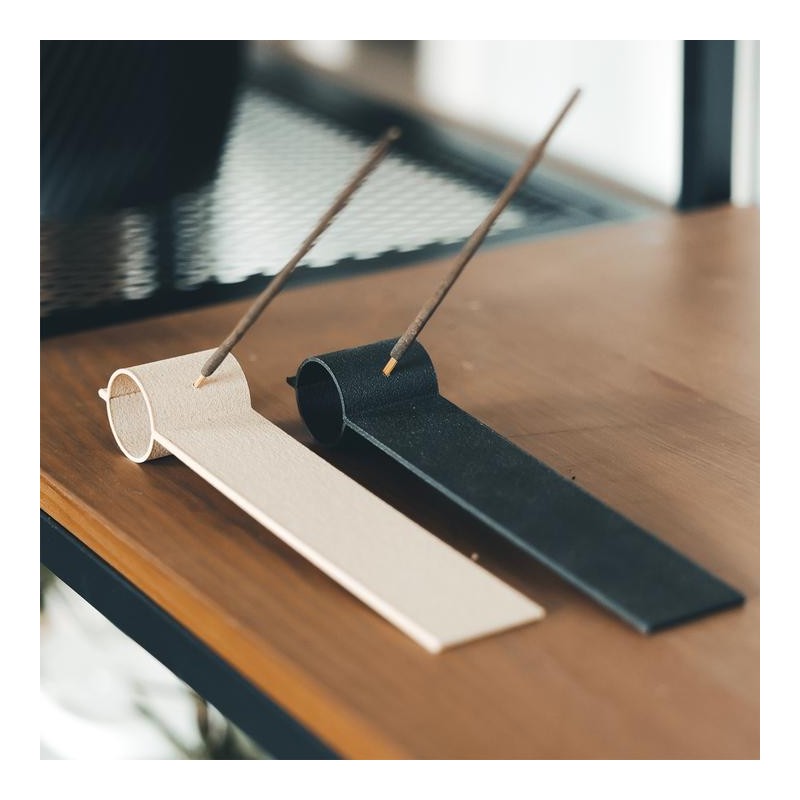 Porte encens en bois et amidon imprimée en 3D - Enkei, Pin doré - COPO Design