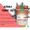 Acerola Pulver, BIO & 100% natürlich - 100 gr - Purasana