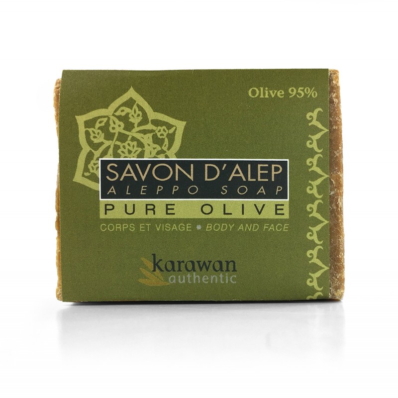 Savon d'Alep "Pure Olive" (95% huile d'olive) - 200g - Karawan