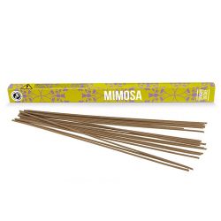Encens japonais "Découverte", la qualité à petit prix, Mimosa - 12x 50min. - Les Encens du monde