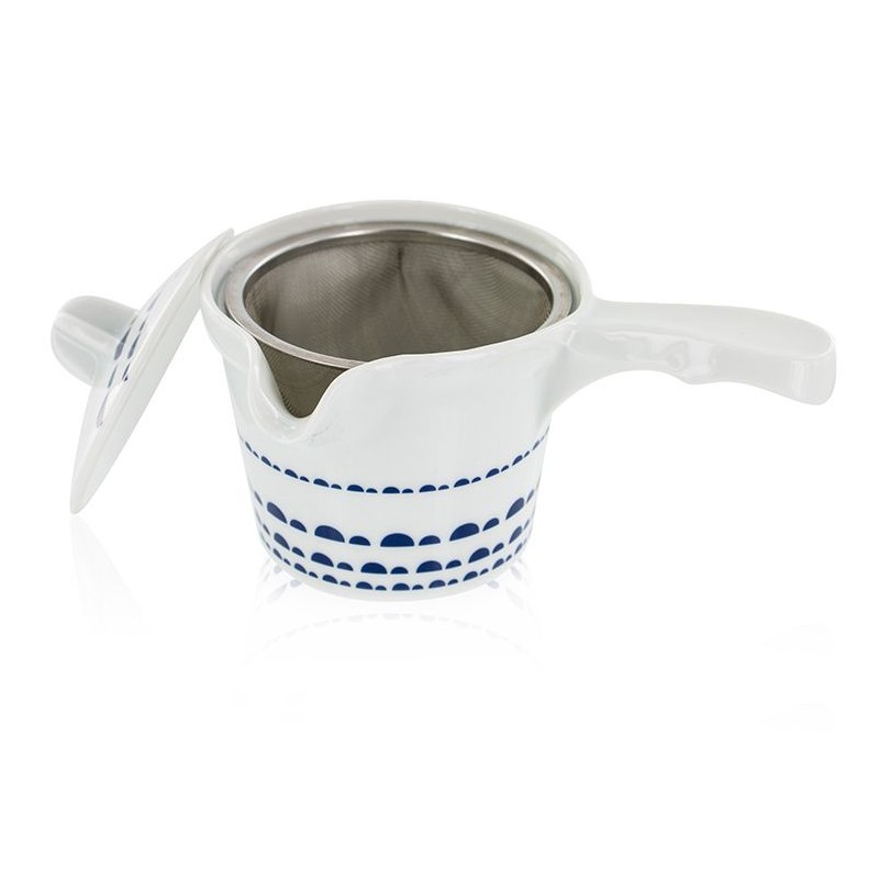 Teiera in porcellana, KYOTO, con filtro in acciaio inossidabile - 0,25 litri - Aromandise
