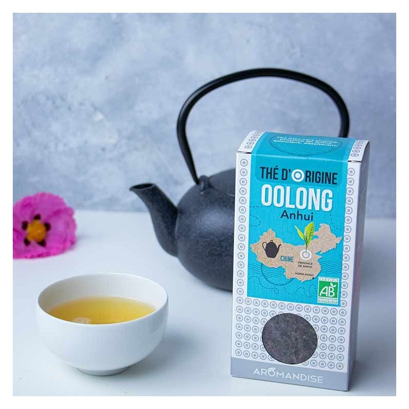 Thé d'origine - Thé bleu-vert Oolong BIO de Chine - 40g - Aromandise