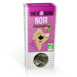 Tè originale - Tè nero Darjeeling biologico dall'India - 100g - Aromandise