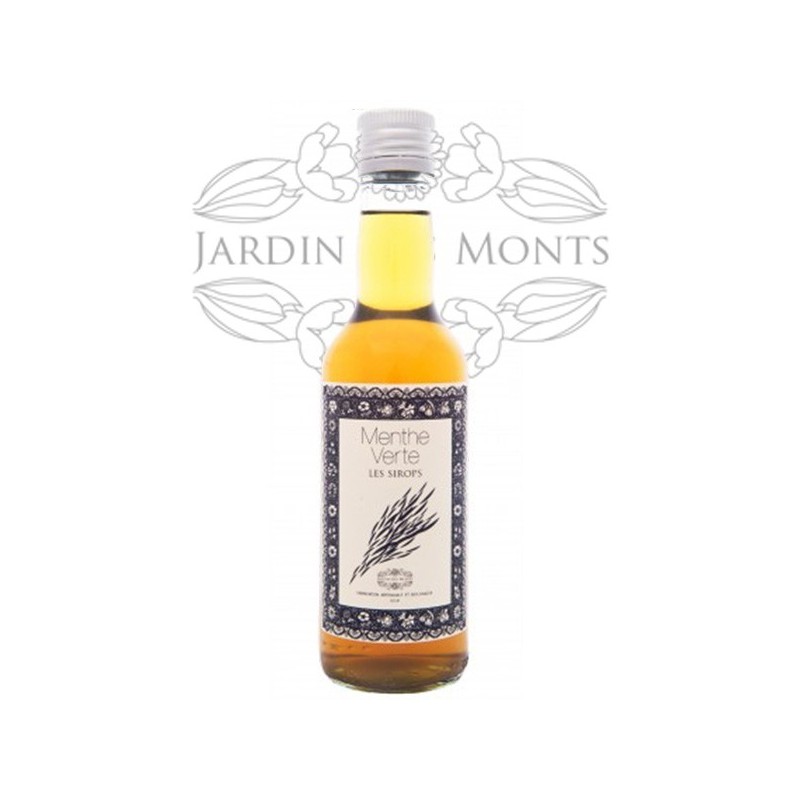 Sciroppo Artigianale di montagna - Menta verde - 35cl - Jardin des Monts (Svizzera)