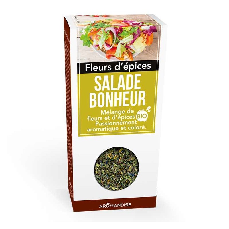 Fleurs d'épices BIO, Salade Bonheur - 20g - Aromandise