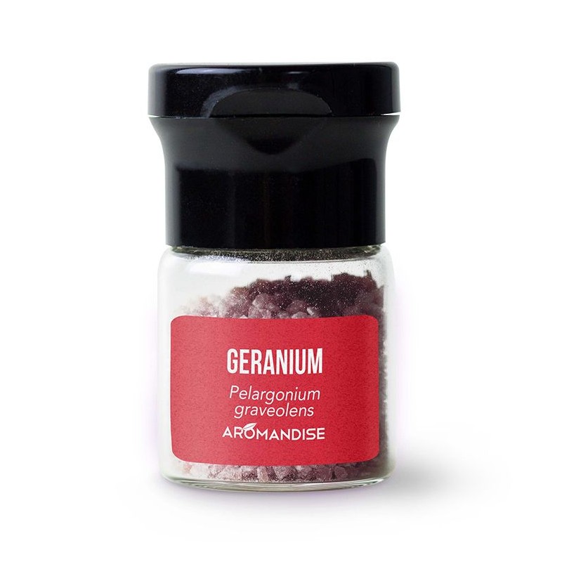 Bio Ätherisches Öl Kristalle zum Kochen, Bourbon-Geranie - 10g - Aromandise