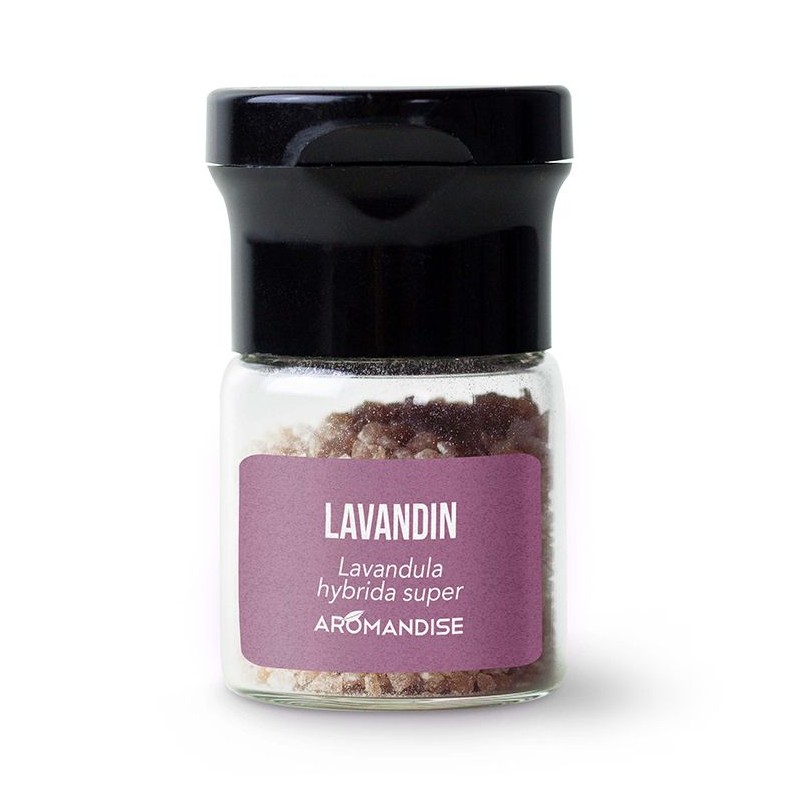 Cristaux d'huiles essentielles BIO à cuisiner, Lavandin - 10g - Aromandise