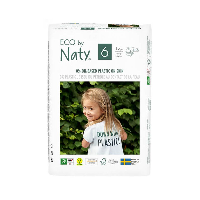 Eco Windeln – Größe 5 Junior,  11-25 kg - 40 St. - Naty