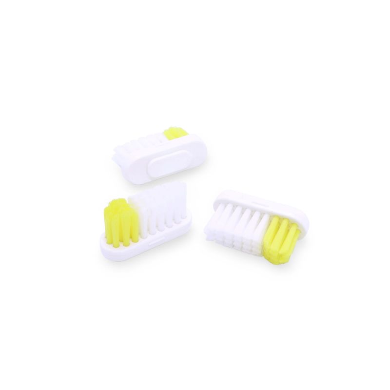 Brosse à dents rechargeable en bioplastique, fabriquée en France - Verte - Lamazuna