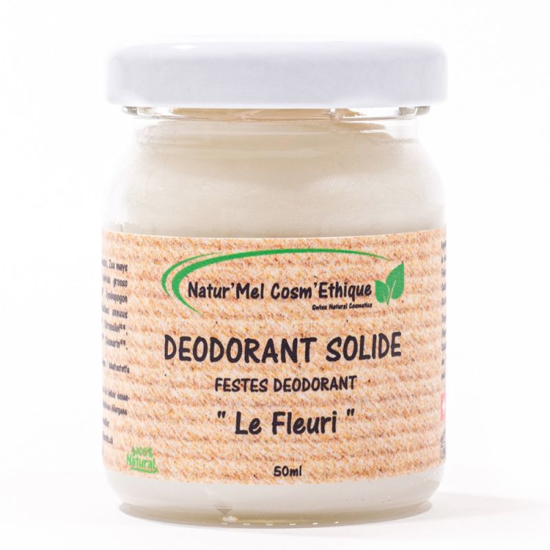 Deodorant Creme Schweiz & Bio, Der Blumige - 50ml - Natur'Mel Cosm'Ethique