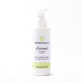 Liniment 100% naturel Suisse à l'huile d'olive, sans parfum - Format voyage 125ml - Essentialis