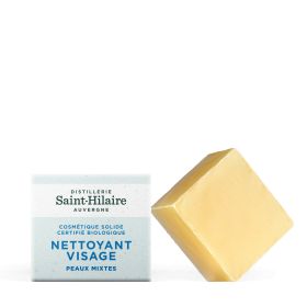 Nettoyant visage solide BIO & 100% naturel pour peau peaux mixtes - 50g - De Saint-Hilaire