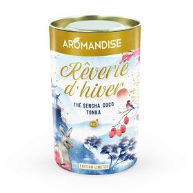 Thé BIO "Rêverie d'Hiver", Sencha, Coco & Tonka - 80g - Aromandise
