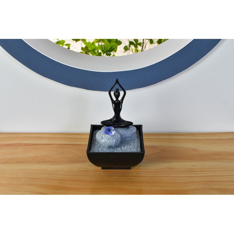 Fontana per interni - "Yoga 2" (con illuminazione a LED) - Zen'Light