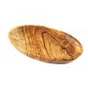 Ciotola ovale in legno d'ulivo fatta a mano - 18 cm - Olivenholz Erleben