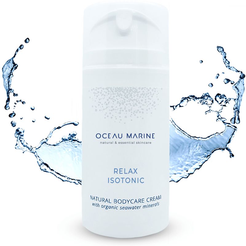 Relax Isotonic, Crème reminéralisante à l'eau de mer pour le confort cutané - 100ml - Oceau Marine