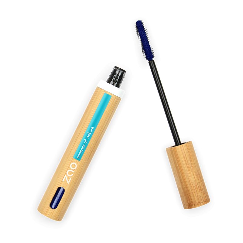 Mascara Velluto, Occhi Intensi - 100% Naturale, Biologico e Vegano - N° 082, Blu - Zao