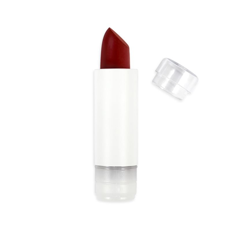 Rouge à lèvres & Baume Cocoon - 100% Naturel, Bio & Vegan - N° 413, Bordeaux - Zao
