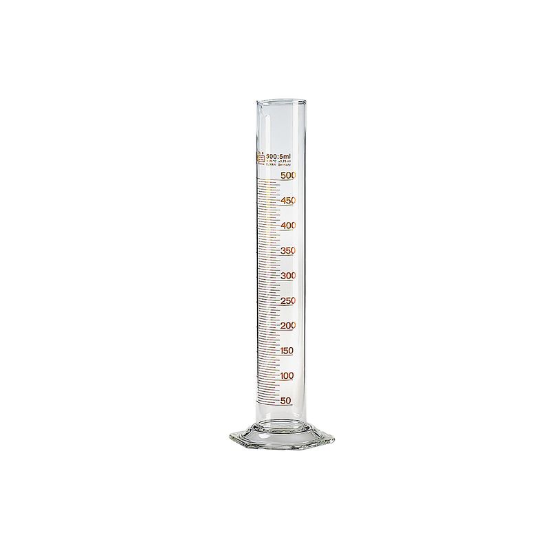 Messzylinder aus Borosilikatglas (hohe Form) mit ml-Teilung - 1 St. MODml