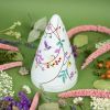 Diffusor aus Holzpulver in Porzellan LUTIN "Blumen" - Les encens du monde (Aromandise)