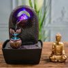 Zimmerbrunnen - Buddha Bhava (mit Statue & LED-Beleuchtung) - Zen'Light