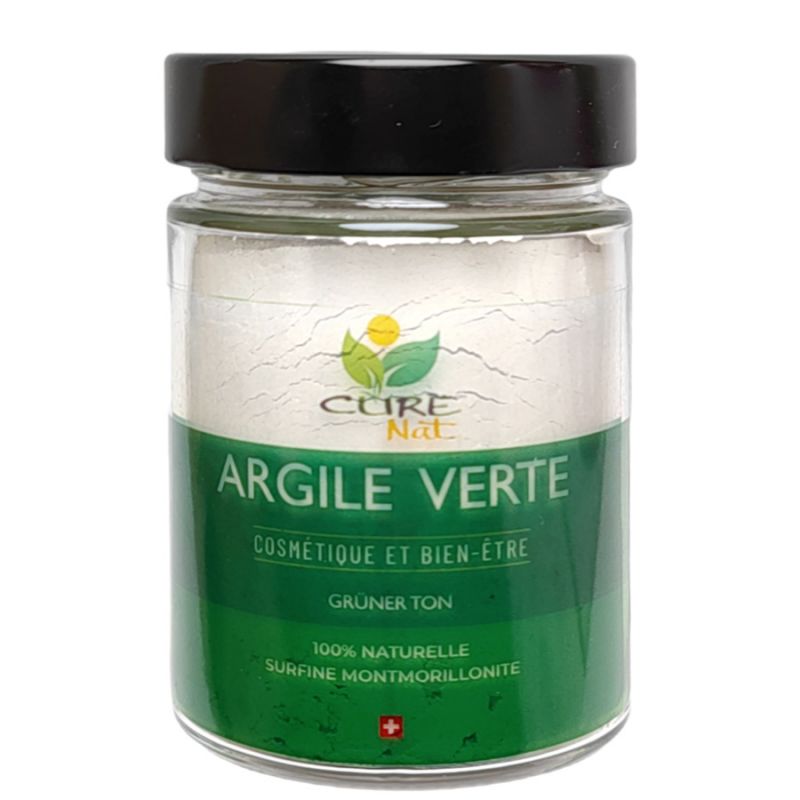 Argilla verde (Montmorillonite) - Vaso da 200 g, fino a 5 kg (ricarica) - Curenat
