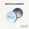 Pratico e leggero barattolo in alluminio per conservare il dentifricio solido - Waya Cosmetics