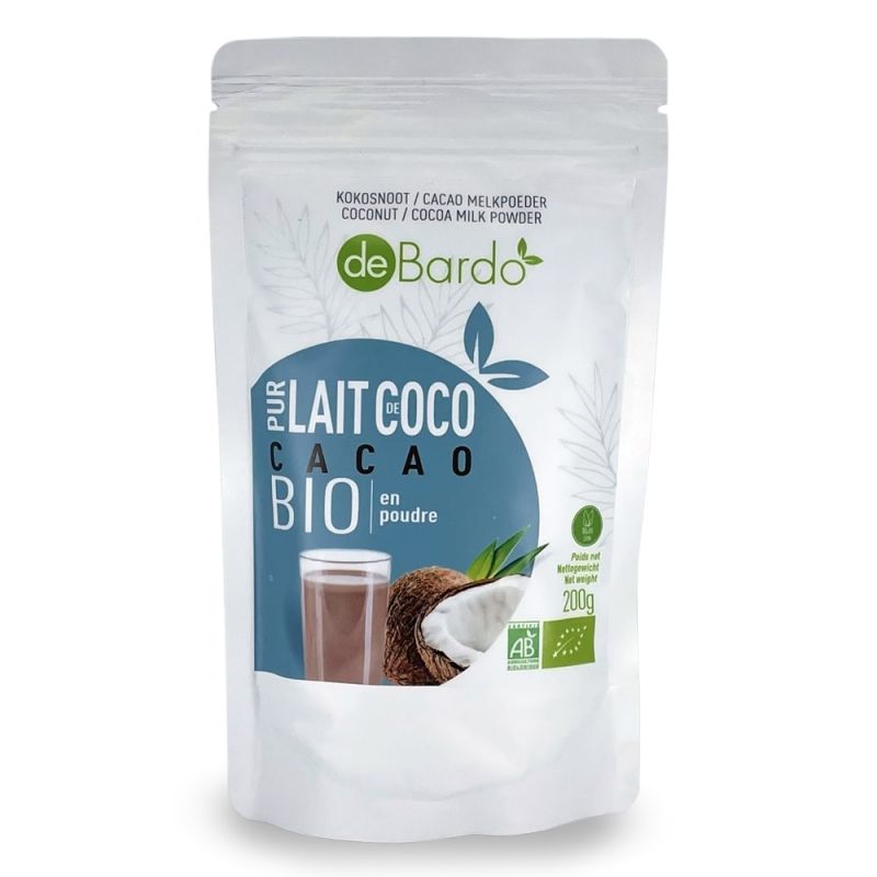 Latte Vegetale in Polvere BIO - VEGIDRINK, Cocco & Cacao BIO - 200g - De Bardo