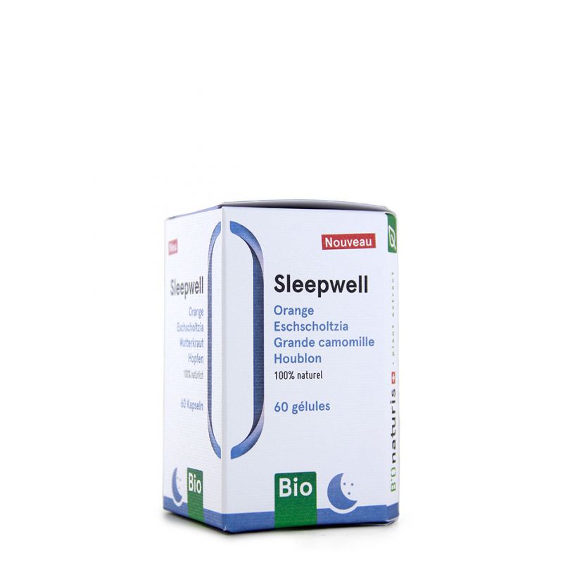 Sleepwell pour un sommeil paisible et naturel - 60 gélules - BIOnaturis