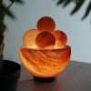 Lampada di sale dell'Himalaya con 4 sfere di massaggio in sale - 2 kg - ZEN'Arôme