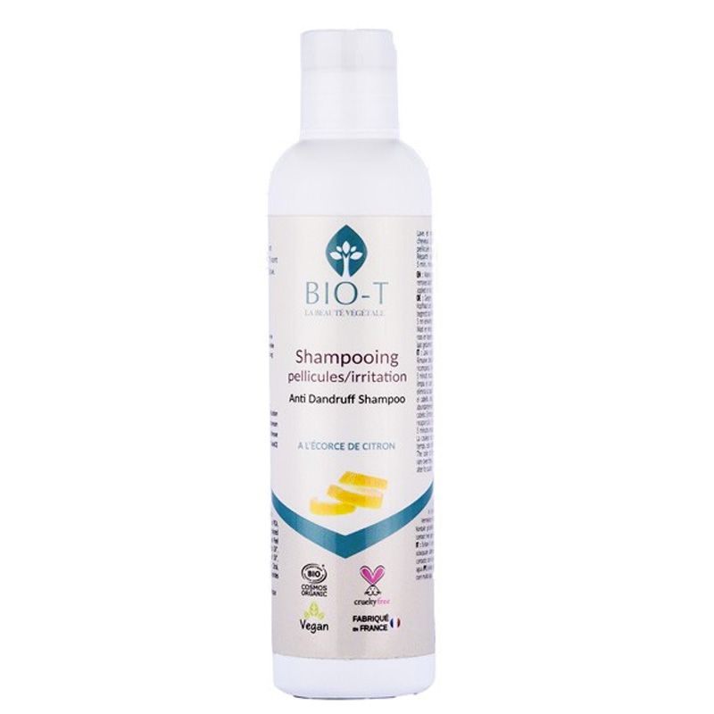 Shampoo BIO, Forfora & Irritazioni con scorza di limone - 200ml - BIO-T