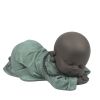 Statuette - "Bronze Schnarcher", ein Baby-Buddha, der Zärtlichkeit inspiriert - Zen'Light
